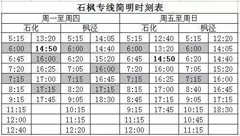 2015金漕线最新时刻表-金漕线时刻表全新启航